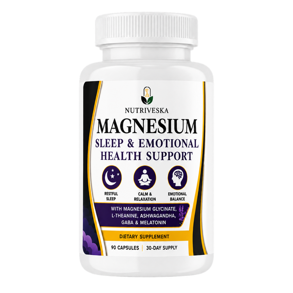 Nutriveska Magnesium Sleep & Emotional Health Support bottle