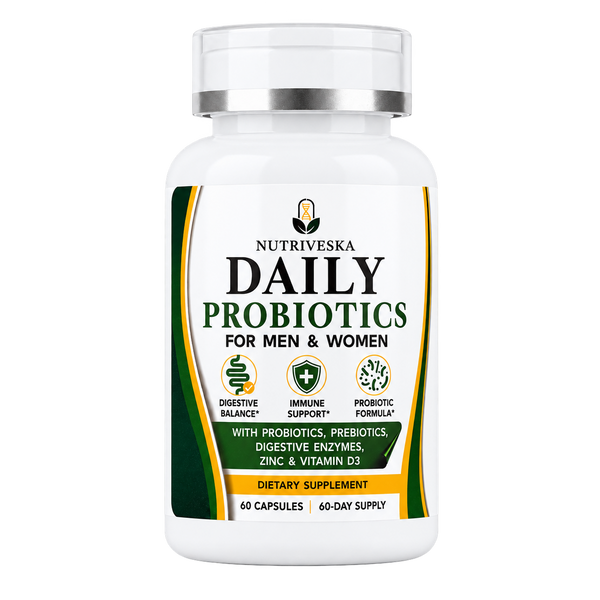Nutriveska Daily Probiotics for Men and Women bottle